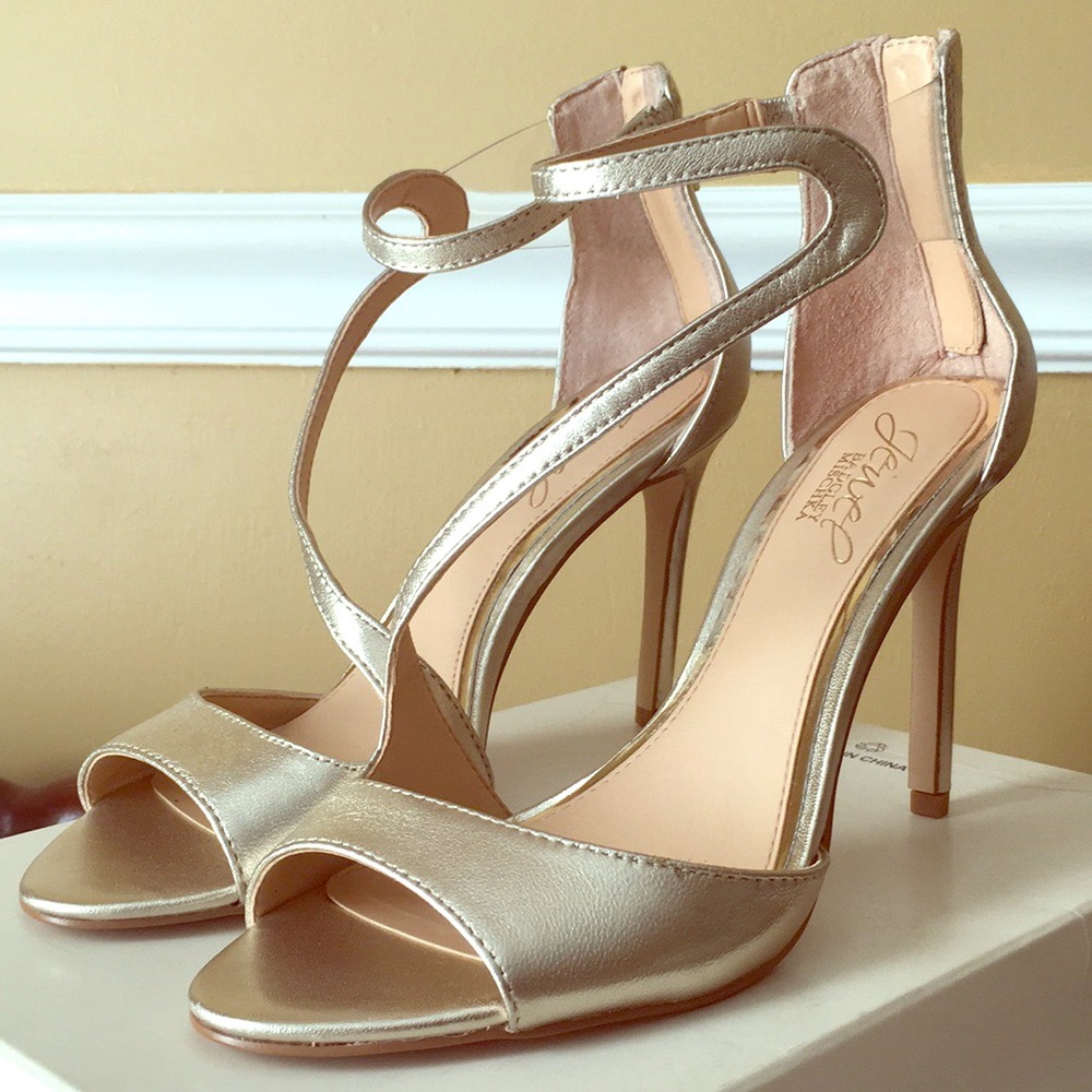 Badgley Mischka Gold Tayler Evening Heel
